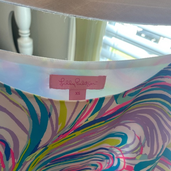 lily Pulitzer bright dress sphagetti straps - Picture 3 of 4
